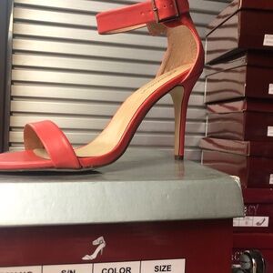Elegant Red High Heel Sandals